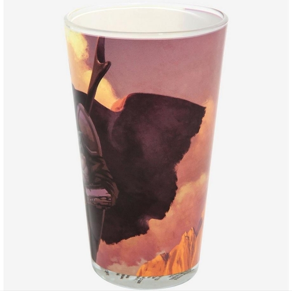 Four Piece Star Wars The Mandalorian Mando & Grogu Art Pint Glass - Picture 4 of 9